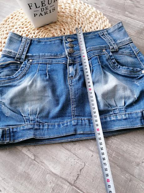 Riflová sukňa mini dromedar 27, dromedar,s