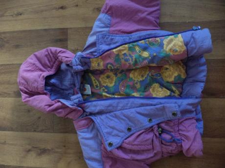 Dievčenska zimna bundička s kapucou 2roky, adams,104