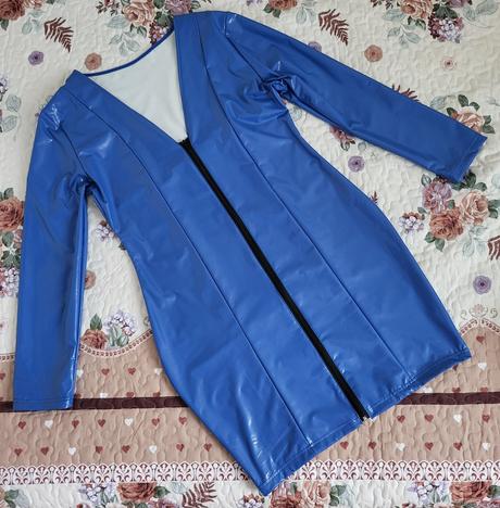 Lakované/vynilové šaty xl/xxl, xl