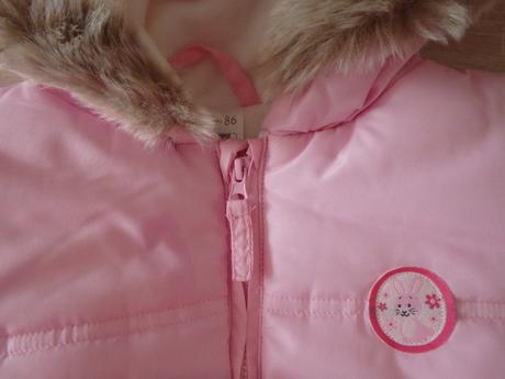 Zimná bunda pre dievčatko, ergee,86