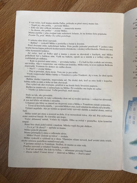 Stará retro mini knižka zajko belko a panelák,