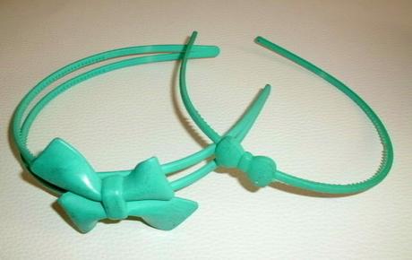 2 mašličkové čelenky pre slečnu, 