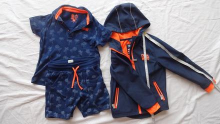 Balík bunda + letný set, 104–116