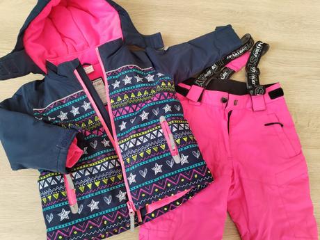 Súprava bunda + oteplovačky, topomini,92