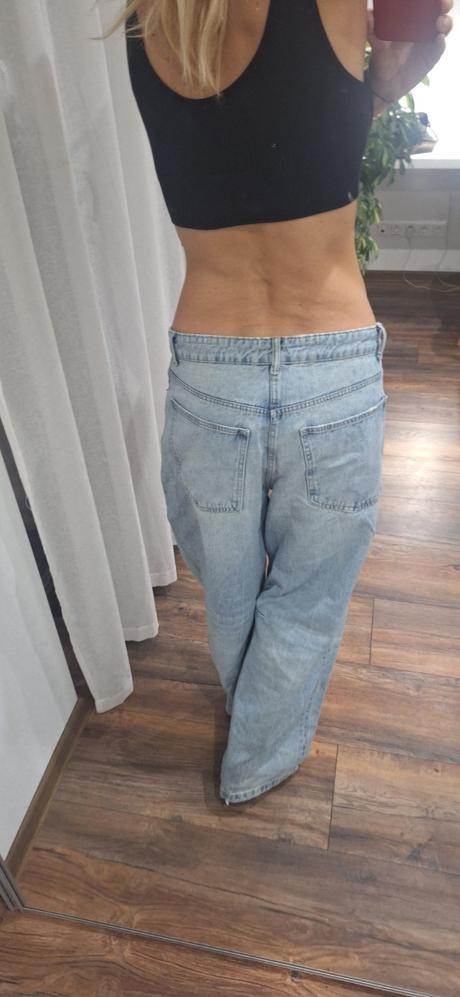 Rifle zara baggy barrel jeans 40/42, zara,40