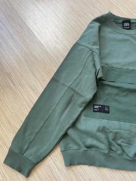 Tyrkysova mikina zara, zara,s