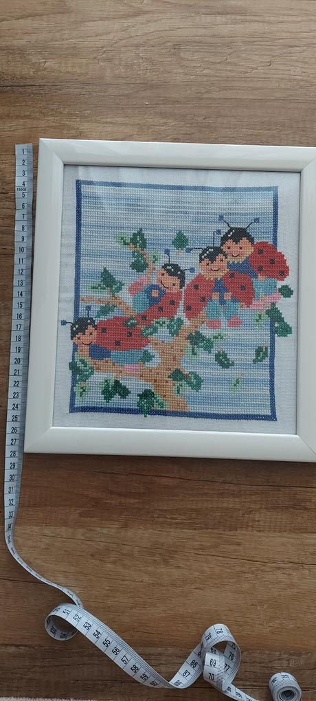 Vysivany obraz lienky, 