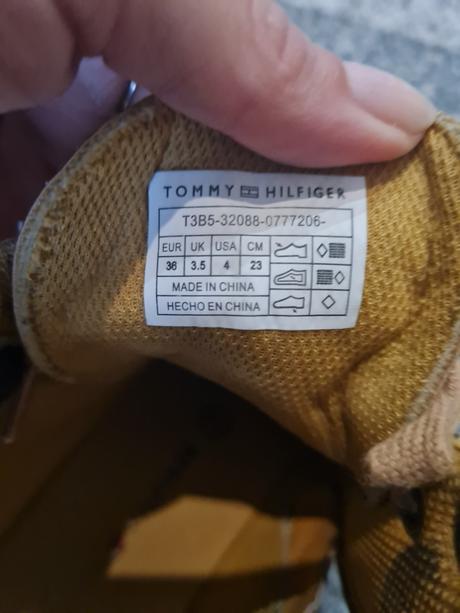 Vysoké topánky, tommy hilfiger,36