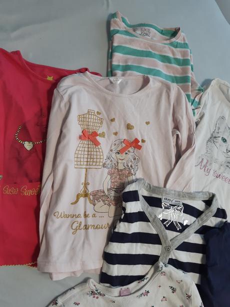 Balík tričiek dlhý rukáv 110/116, palomino,110