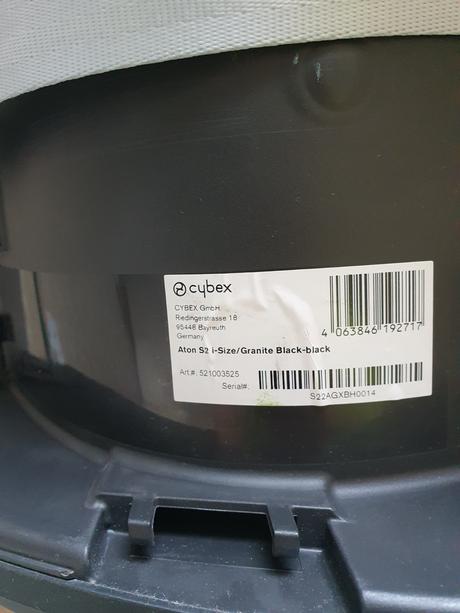 Vajíčko cybex aton s2 i-size, cybex