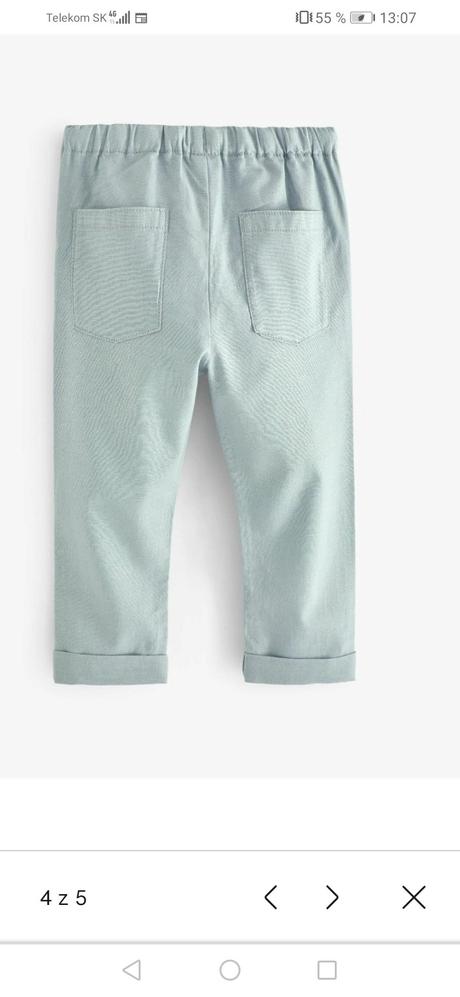 Nové nohavice next, next,116 / 122