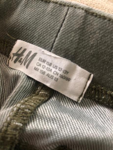 Nohavice, h&m,158