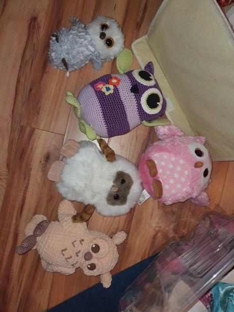 Veľké plyšové sovy zbierka, 