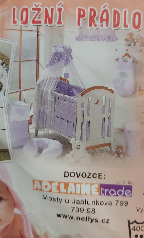 Suprava do postielky, šírka (cm): 60,dĺžka (cm): 120