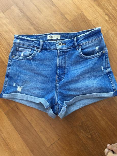 Šortky riflové zara, zara,38