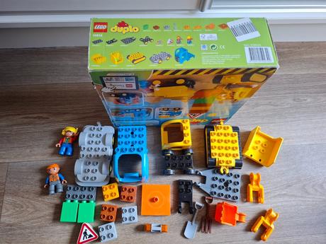Duplo 10812 - bager a nakladne auto, 