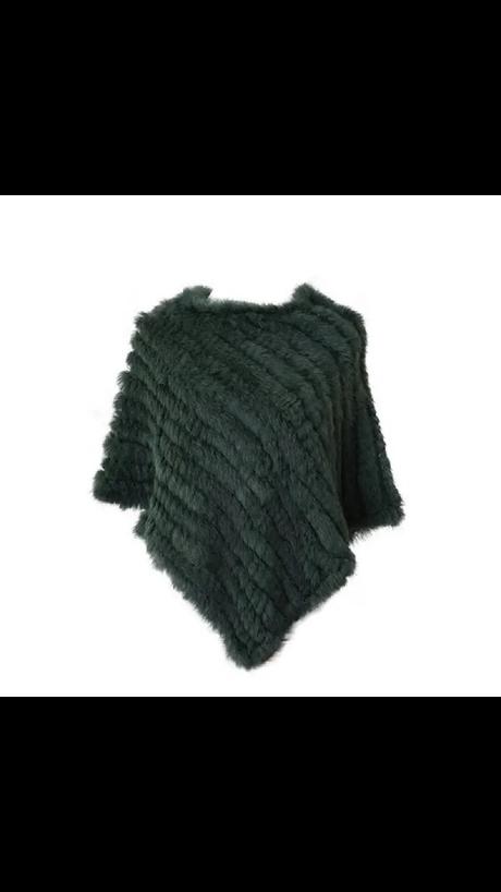 Pončo z králičej kožušiny, 