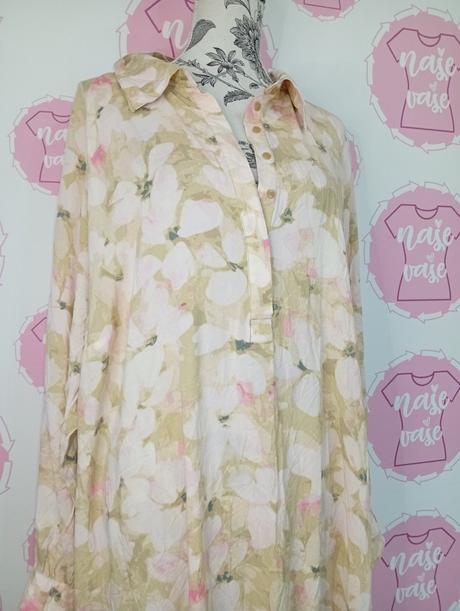 Bavlnené maxi šaty, h&m,xxxl