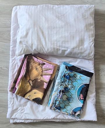 Paplón s vankúšom a obliečky, šírka (cm): 90,dĺžka (cm): 130