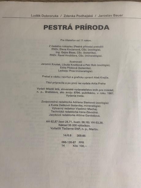 Pestrá príroda luděk j. luděk jindřich dobroruka,,