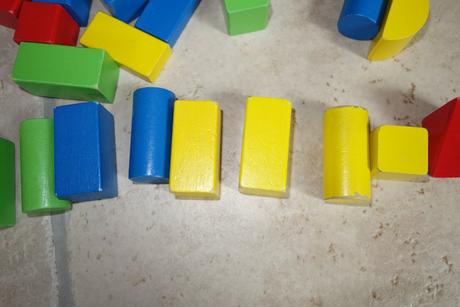 Kocky kvalitné stavebnica 45ks, 