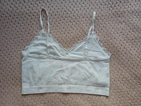 Pyžamový top/top na doma s croissantmi, primark,m