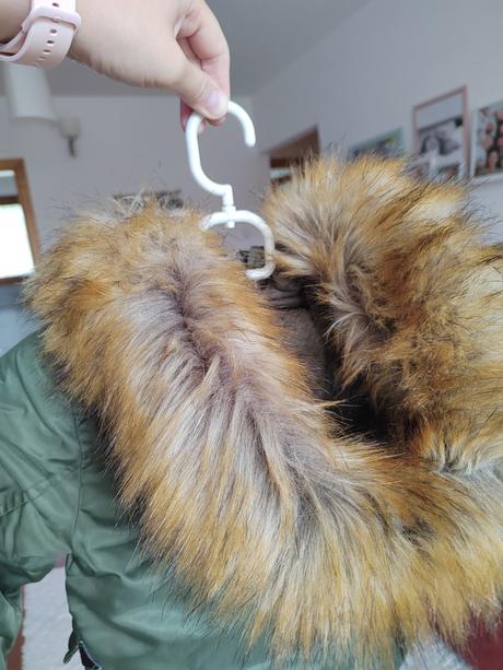 Zimná bunda s kožušinou v.1,5 - 2 r., 92