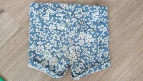 Kvetinkové kraťasky, h&m,98