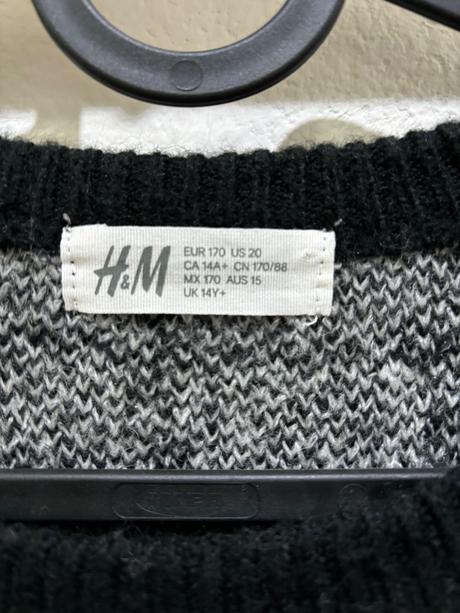 Detský sveter, h&m,170