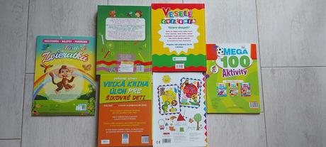 Knižky + hravé aktivity pre predškolákov,