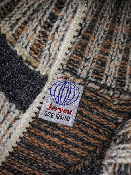 Sveter na zips, zn. for you 104/110, 104
