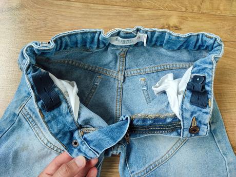 Rifľové šortky, lindex,128