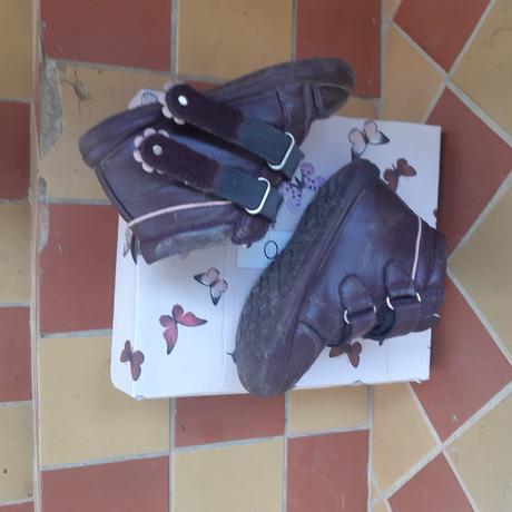 Kozenne topanocky pre dievca 24, aigle,24