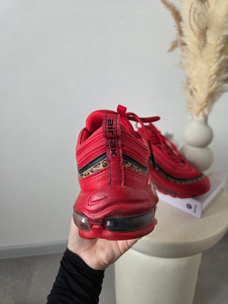 Nike airmax 97 leopard pack university red 39,5-40, nike,40