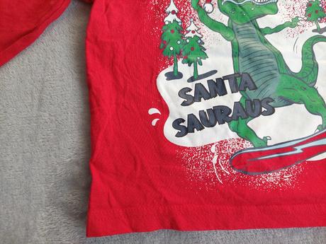 Vianočné tričko santasaurus veľ.104, 104