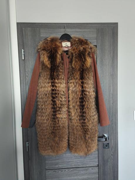 Vlneny luxusny kabat s myvalom, s