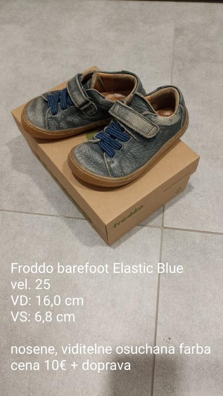 Froddo barefoot elastic blue, veľ.25, froddo,25