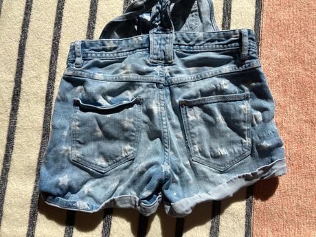 Krátke nohavice hviezdičkové na traky, h&m,122