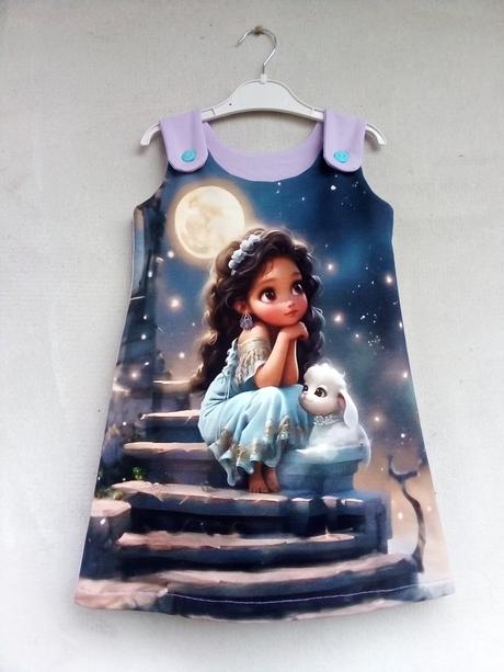 Šatová sukňa s dievčatkom č 110, 110