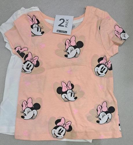 Dvojbalenie tričiek minnie, disney,80