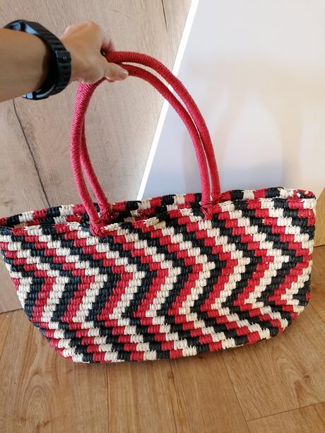 Zara pletená kabelka/taška, zara