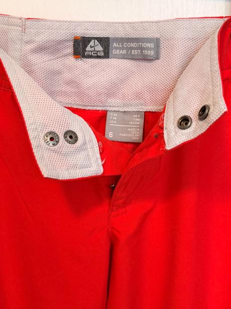 Nike acg dámske športové 34 nohavice červené, nike,s