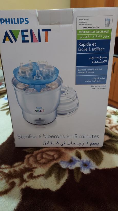 Elektricky sterilizator na detske flasky, avent