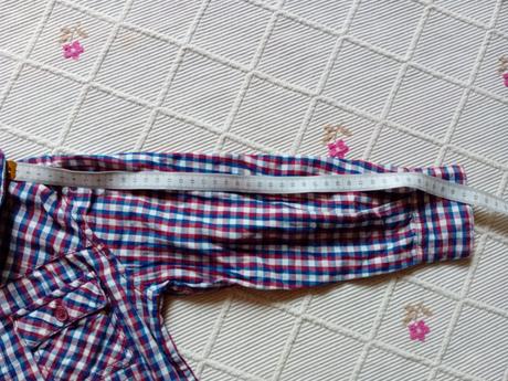 Krásna károvaná bavlnená košela, 116