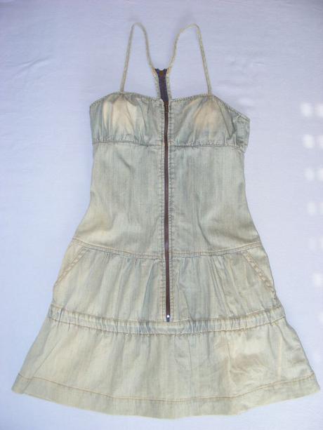 Rifľové šaty zn. donna karan, dkny,s