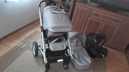 Kombinovaný kočík mutsy+fusak+pampersky, mutsy,mutsy igo