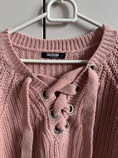 Ružový svetrík, s