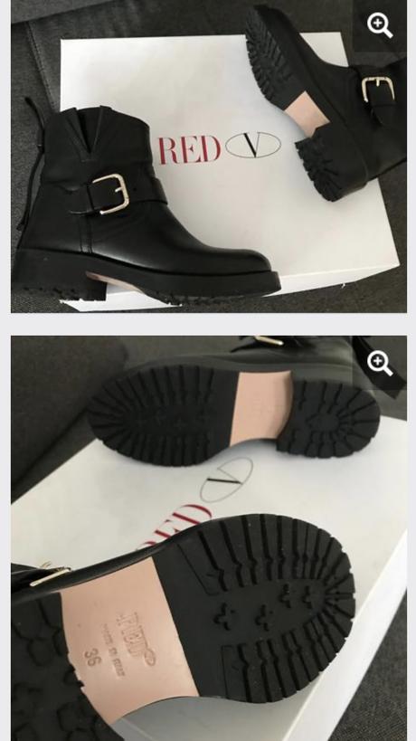 Red valentino kožené čižmy, 36