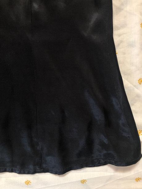 Čierny lesklý top, m