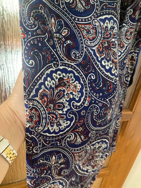 Letný komplet nohavice+blúzka vzor parsley, tchibo,38